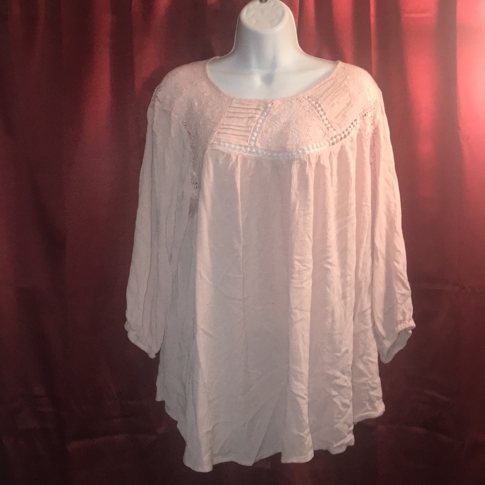 Liz Lange) maternity peach shirt XL.